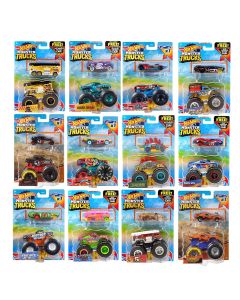 Hot Wheels, Monster truck + autić, 2u1, sorto