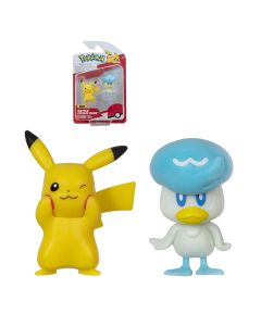 PKM: POKEMON Figurica Quaxly i Pikachu, duopak 2/1