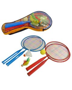 Set za badminton 4 mini reketa i 3 vrsta loptica