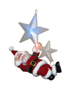 LED Djed Božićnjak na baterije 20 cm