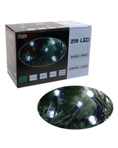 256 LED, lanac, bijelo svjetlo, 8 funkcija